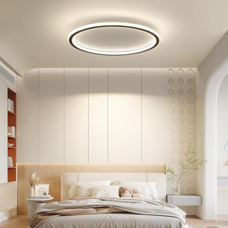 Dimmable Ceiling Light 50cm LED Remote 3 Colour Adjustable Brightness Mikeru