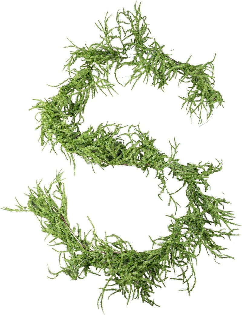 280cm LED Pine Christmas Garland with 50 Warm White LED Lights