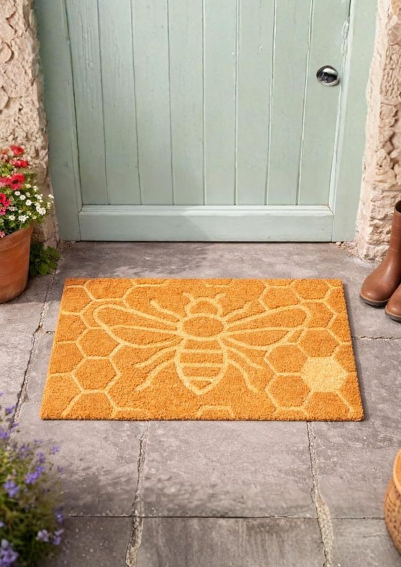 75cm Bee Heavy Duty Coir Door Mat