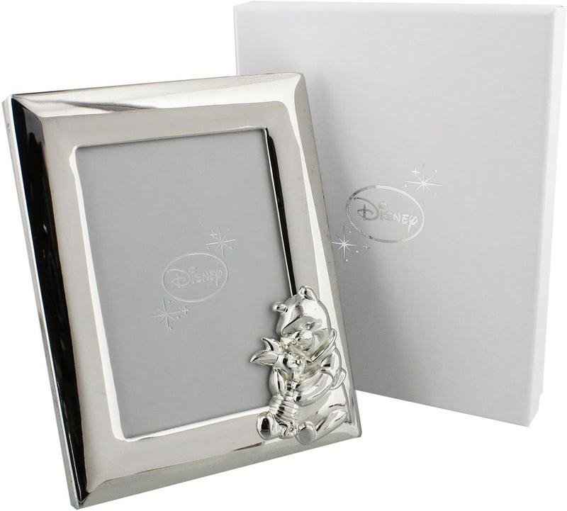 Winnie The Pooh Silverplated 3.5" x 5"Frame