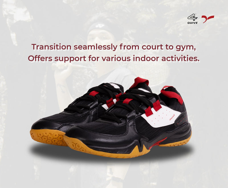 QUIVE Bounce Badminton, Tennis & Squash Court Shoes