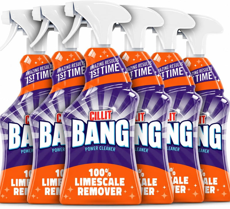 Cillit Bang 750ml Limescale Remover, 6 Pack, New but scruffy box