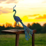 71CM METAL PEACOCK - InStock