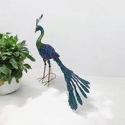 71CM METAL PEACOCK - InStock