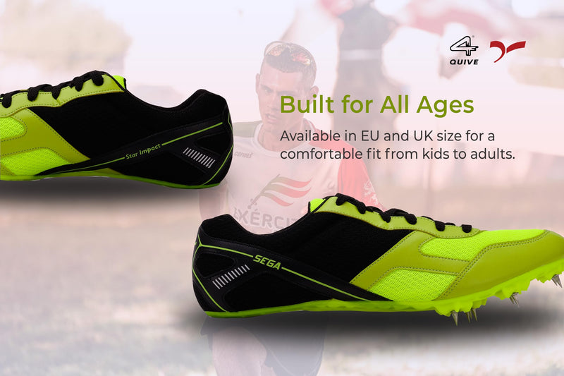 QUIVE SEGA Flower Track & Field Running Spikes