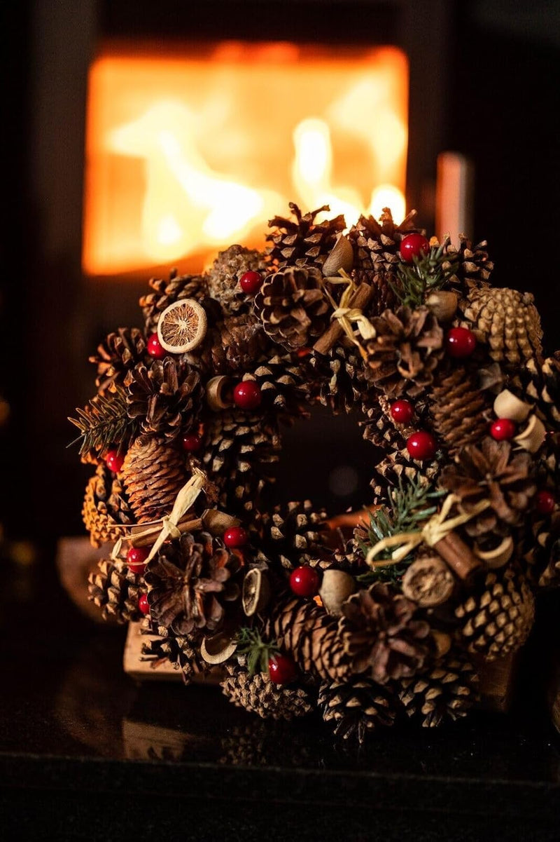 Luxury Christmas Dried Fruit Wreath