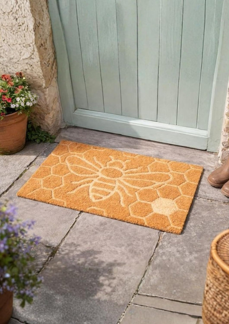75cm Bee Heavy Duty Coir Door Mat