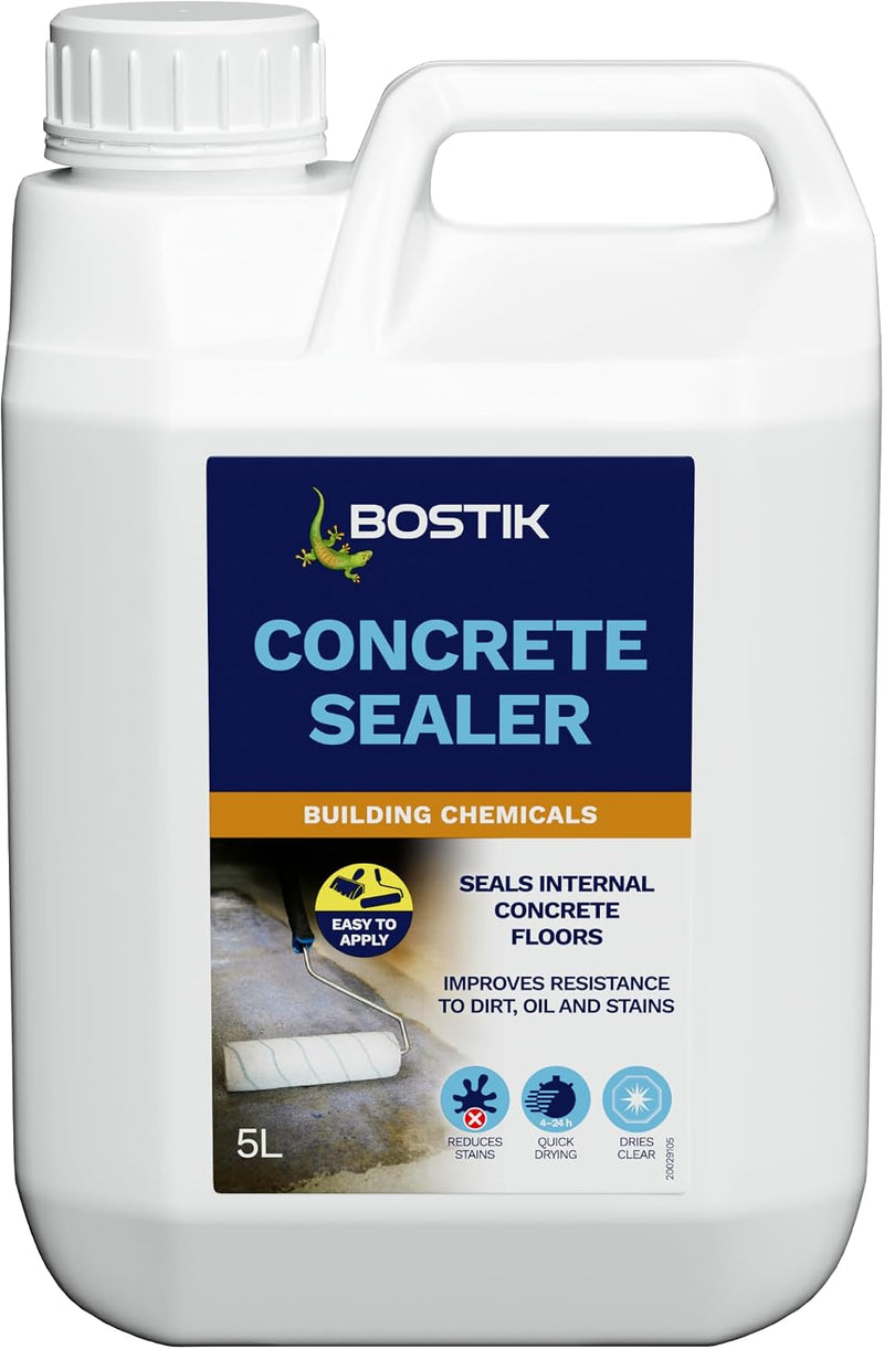 Bostik Concrete Sealer 5L, New but scruffy bottle