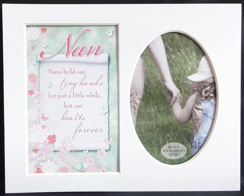 10 x 8 Sentiment Photo Mount Nan Message