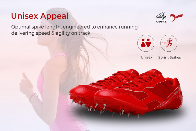 QUIVE SEGA Flower Track & Field Running Spikes