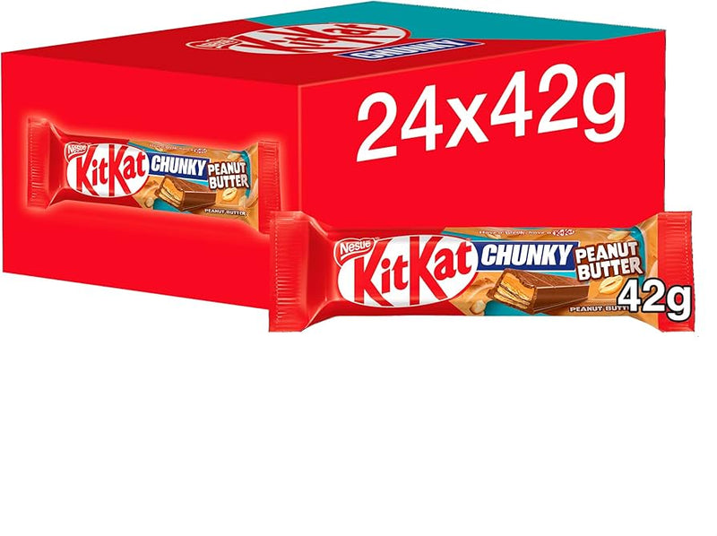 24 x Kit Kat Chunky Peanut Butter 42G