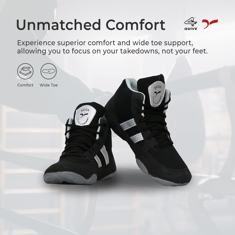 SEGA QUIVE Ring High-Top Wrestling & Boxing Shoes