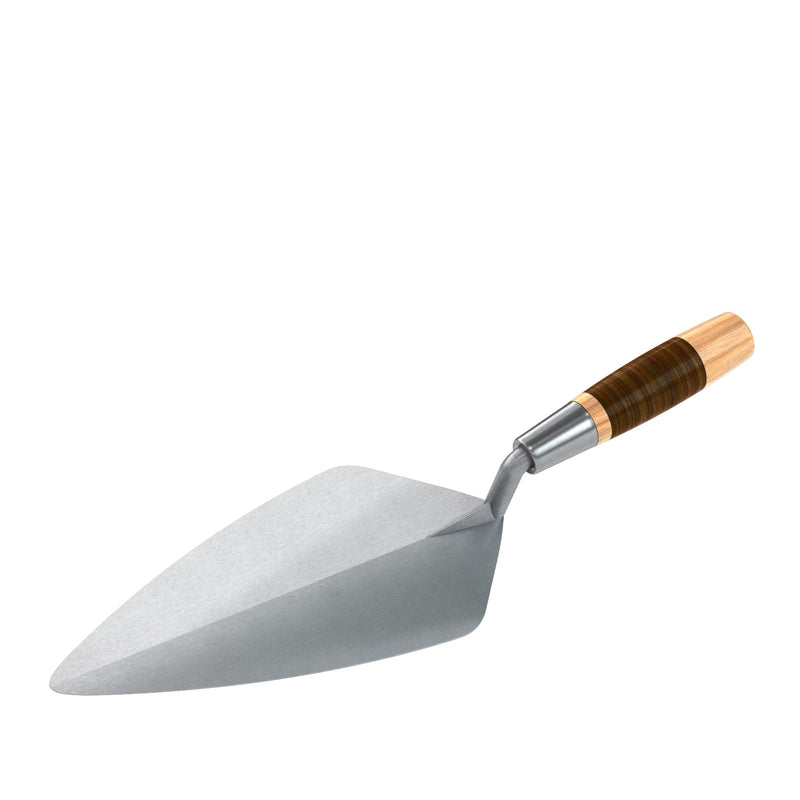 Bon Tool Narrow London Brick Trowel - Leather Handle