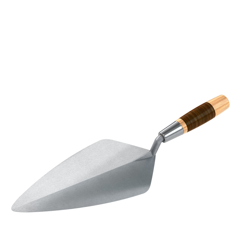 Bon Tool Narrow London Brick Trowel - Leather Handle