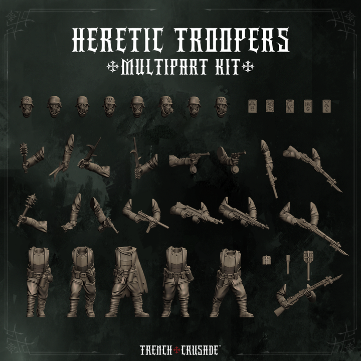 Trench Crusade - Heretic Troopers - Heretic Legion
