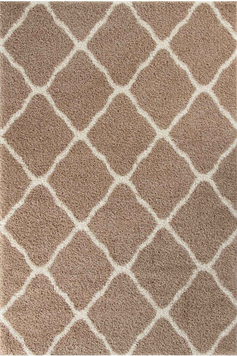 Moroccan Beige Shaggy Rug | 720