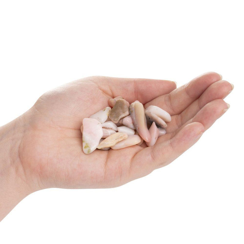 Pink Opal Tumbled Semi-Precious Collectible Gemstone