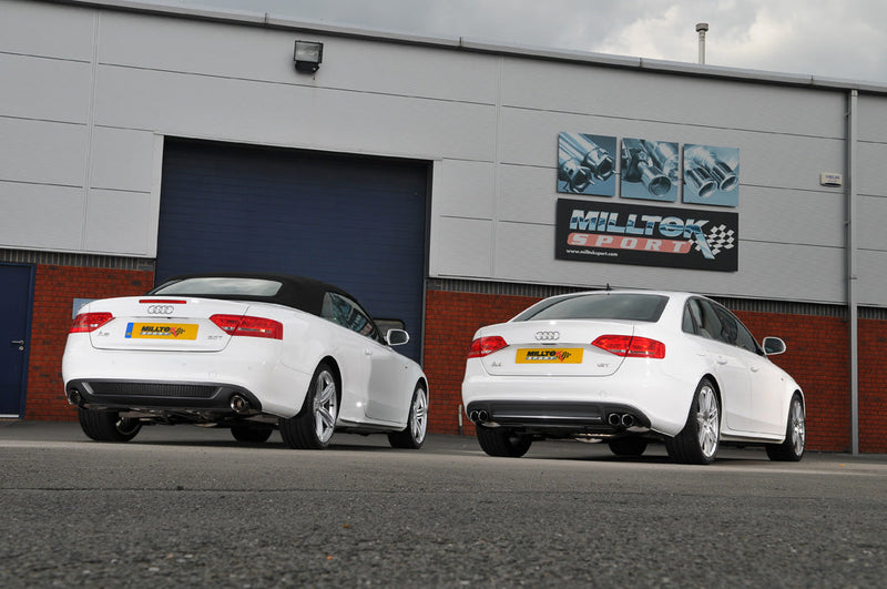 Milltek Sport - Cat Back Exhaust (Multiple Options) Audi A5 B8 (8T) Cabriolet & Coupe