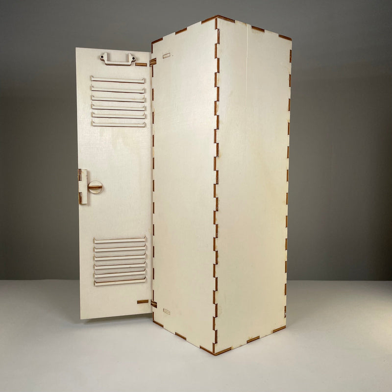 School Locker - Flatpack Model Kit