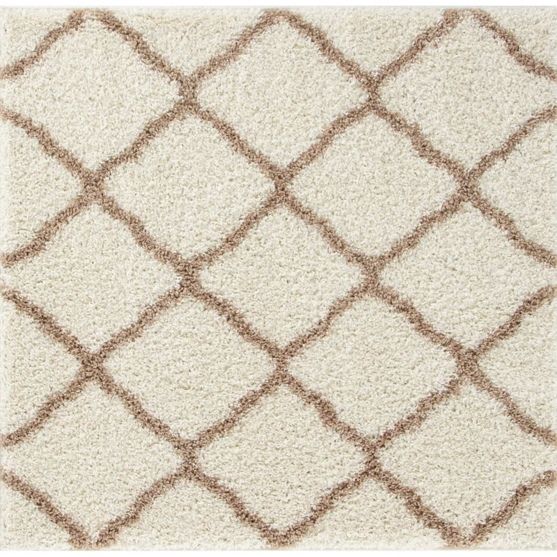 Moroccan Ivory Shaggy Rug | 730