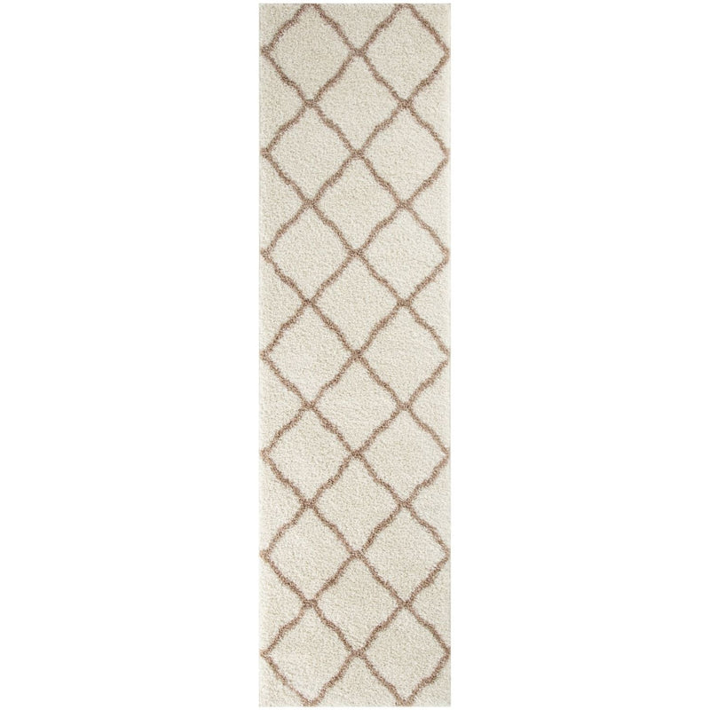 Moroccan Ivory Shaggy Rug | 730