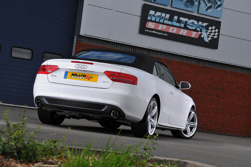 Milltek Sport - Cat Back Exhaust (Multiple Options) Audi A5 B8 (8T) Cabriolet & Coupe