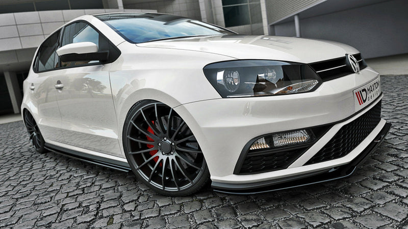 Maxton Design - FRONT SPLITTER V.2 VW POLO MK5 GTI (FACELIFT) (2014-2017)