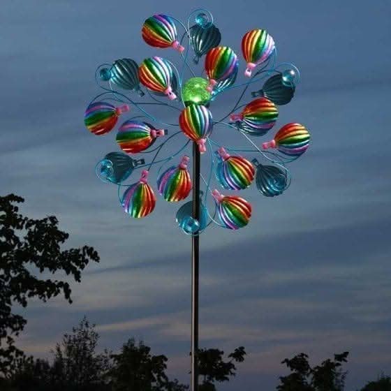 Multicoloured Solar Wind Spinner