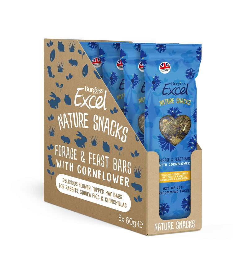 Excel Forage and Feast Bar Cornflwr 60g - Case of 5