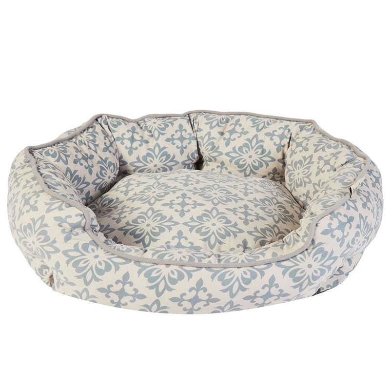 Dream Paws Scalloped Pet Bed Grey