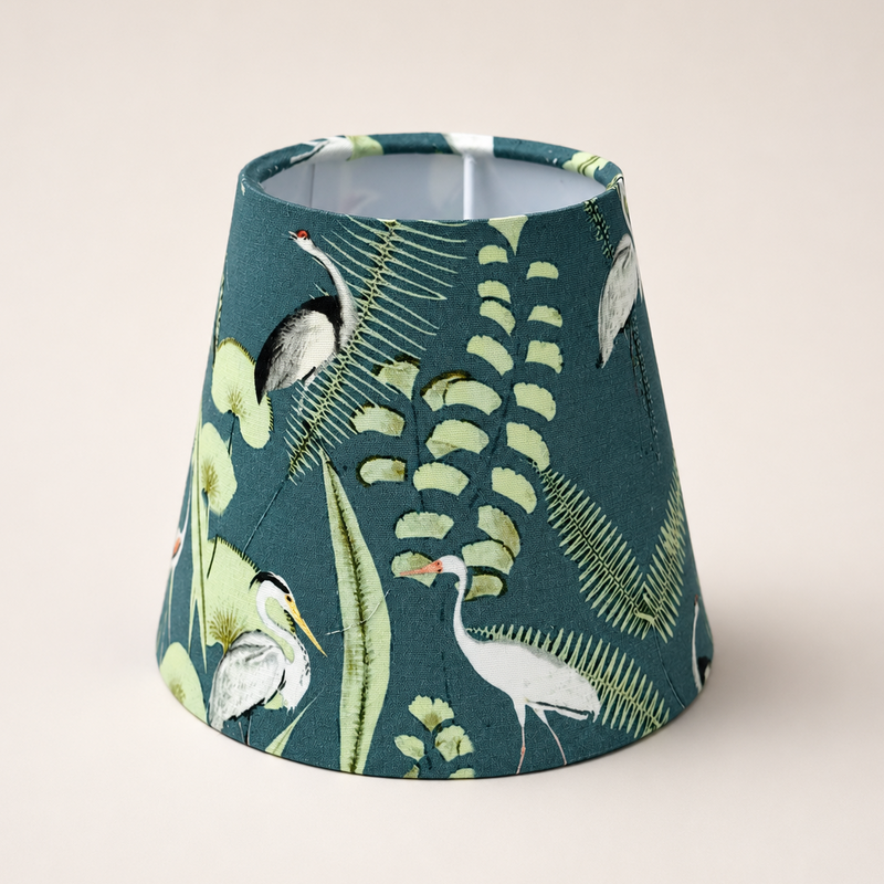 Flamingo Lampshade ~ Blue & Green Shade | Wall Light | Table Lamp | 6 Inch