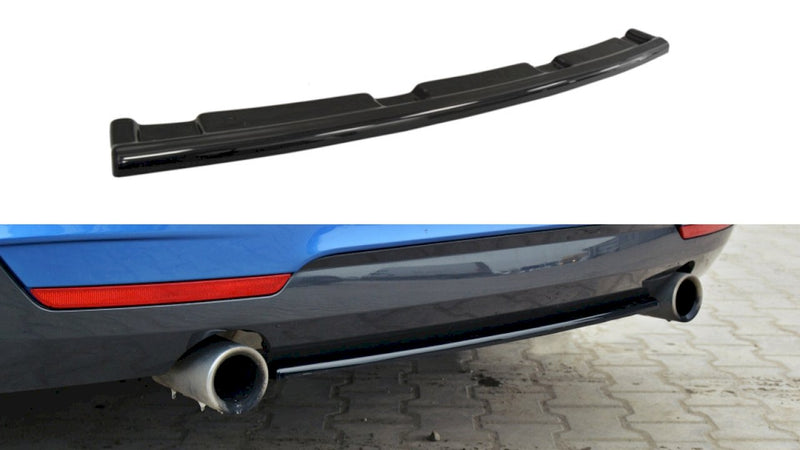 Maxton Design - Central Rear Splitter BMW 4 Coupe / Gran Coupe / Cabrio M-Pack F32 / F36 / F33