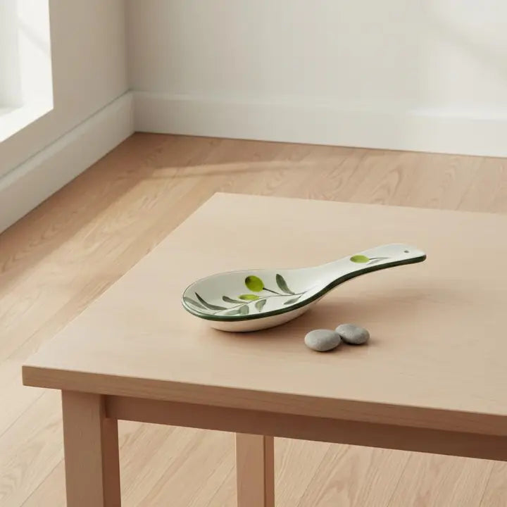 Ceramic Olive Spoon Rest