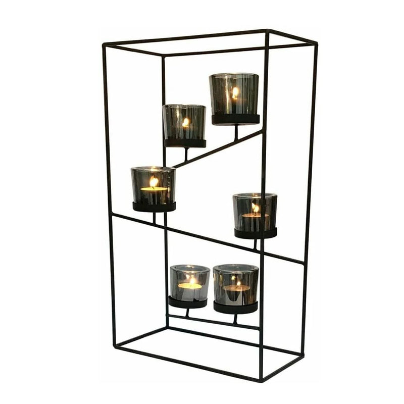 6 Piece Tiered Tea Light Holder