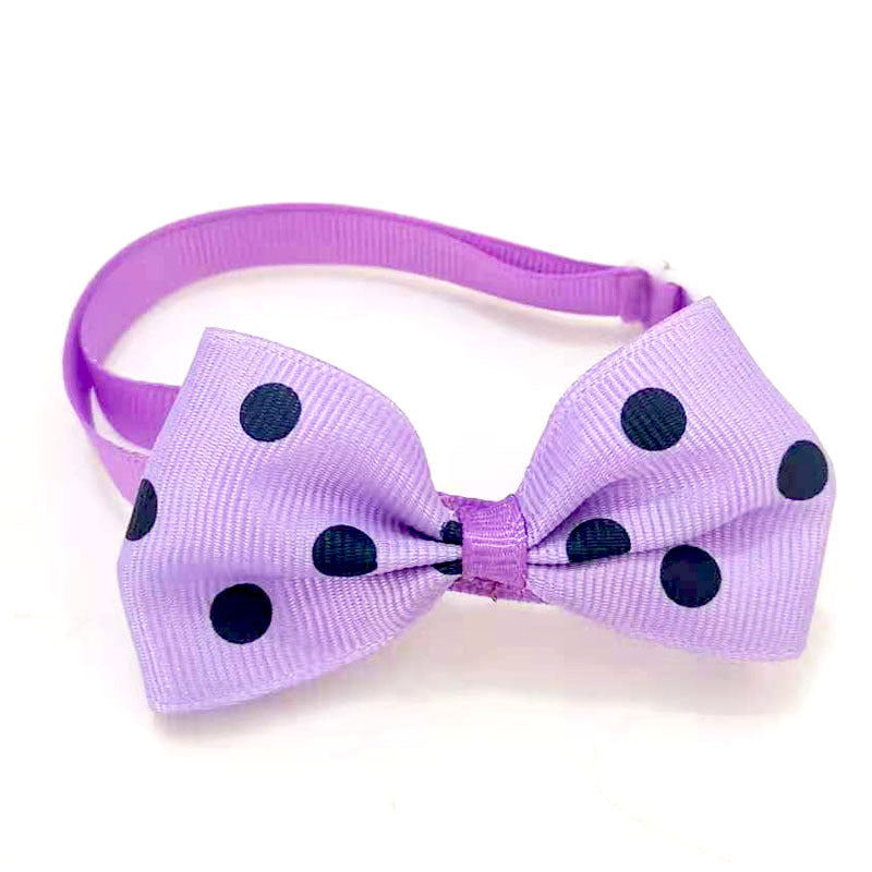 Pet Supplies Accessories Polka Dot Bow Tie