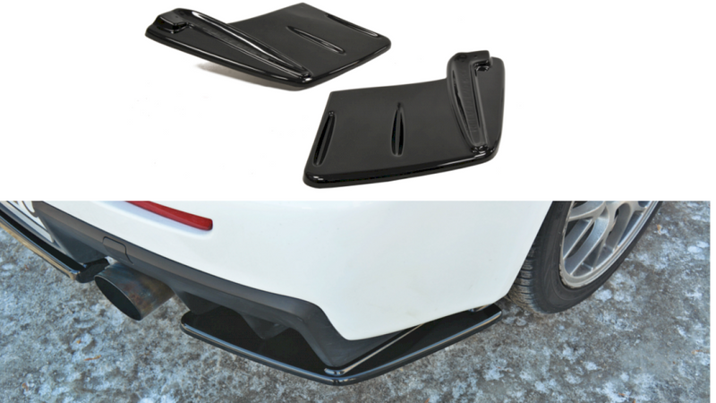 Maxton Design - REAR SIDE SPLITTERS MITSUBISHI LANCER EVO X (2007-2015)