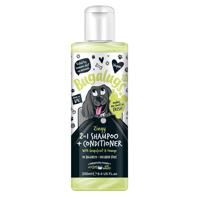Zesty 2 in 1 Shampoo & Conditioner 250ml Bottle with Flip Cap