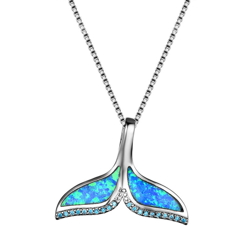 Fashion Creative Fishtail Lady Small  Necklace