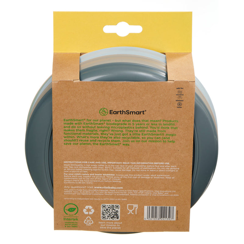 Vital Baby Perfectly Simple Plates 5 Pack - Natural