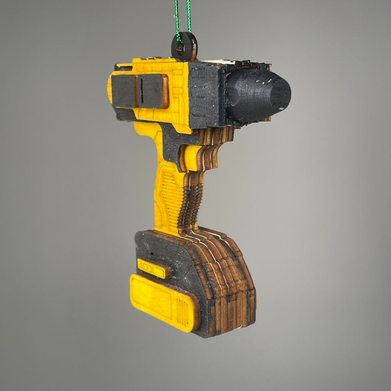 Power Drill Bauble - Handmade Ornament