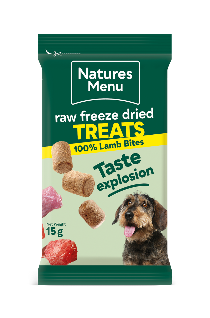 Natures Menu Bites Lamb 15g - Case of 20
