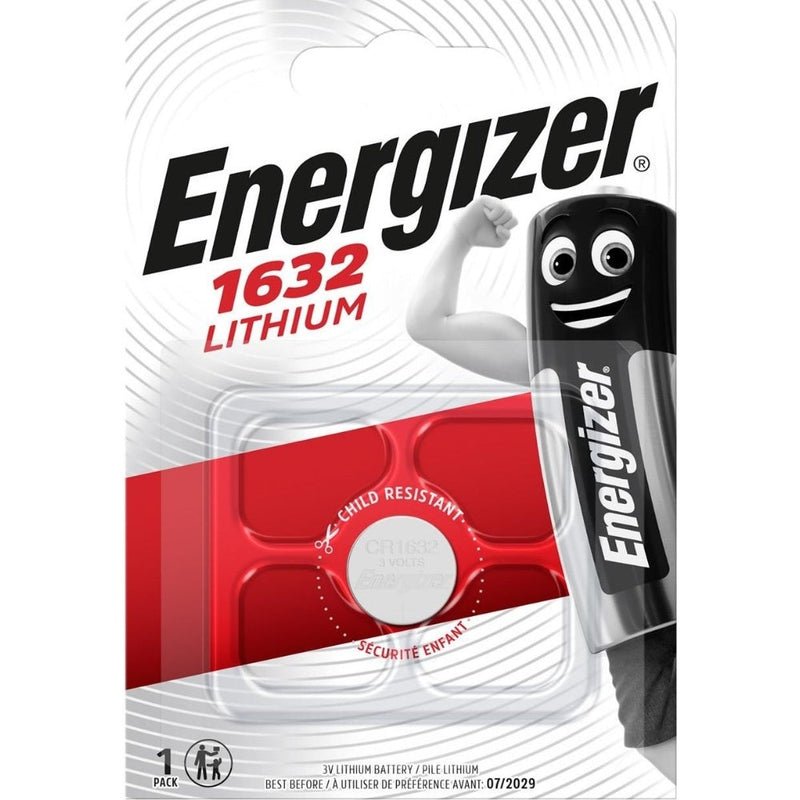 Energizer CR1632 3V Lithium Coin Cell Battery