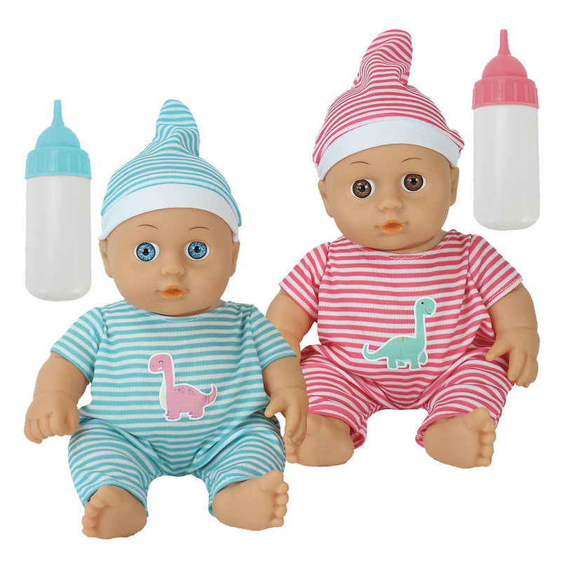 Twins Baby Dolls & Accessories 2-Pack – 23cm Play Set