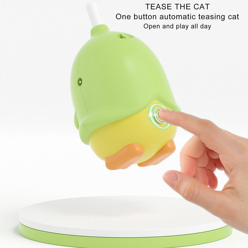 Cat Boredom And Automatically Rotates Rubber Resistant Toy