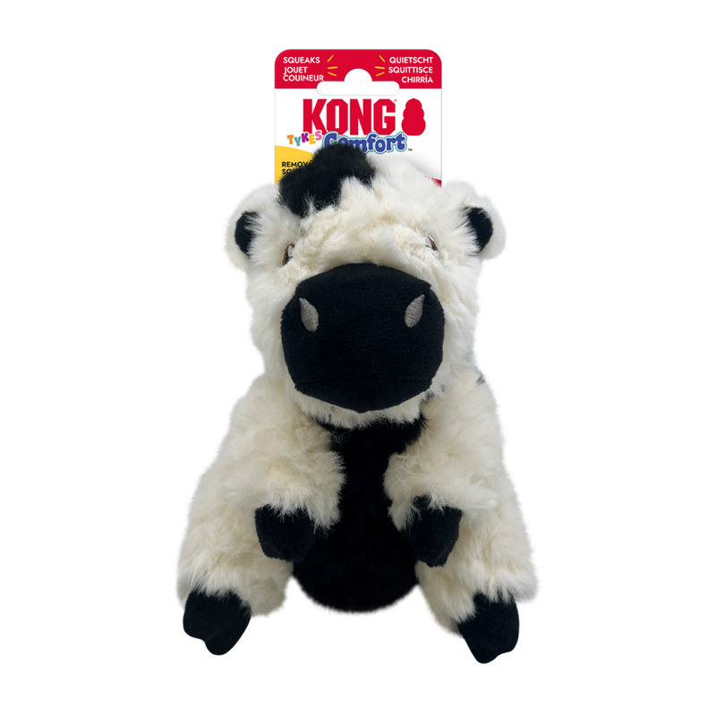KONG Comfort Tykes Cow Dog Toy