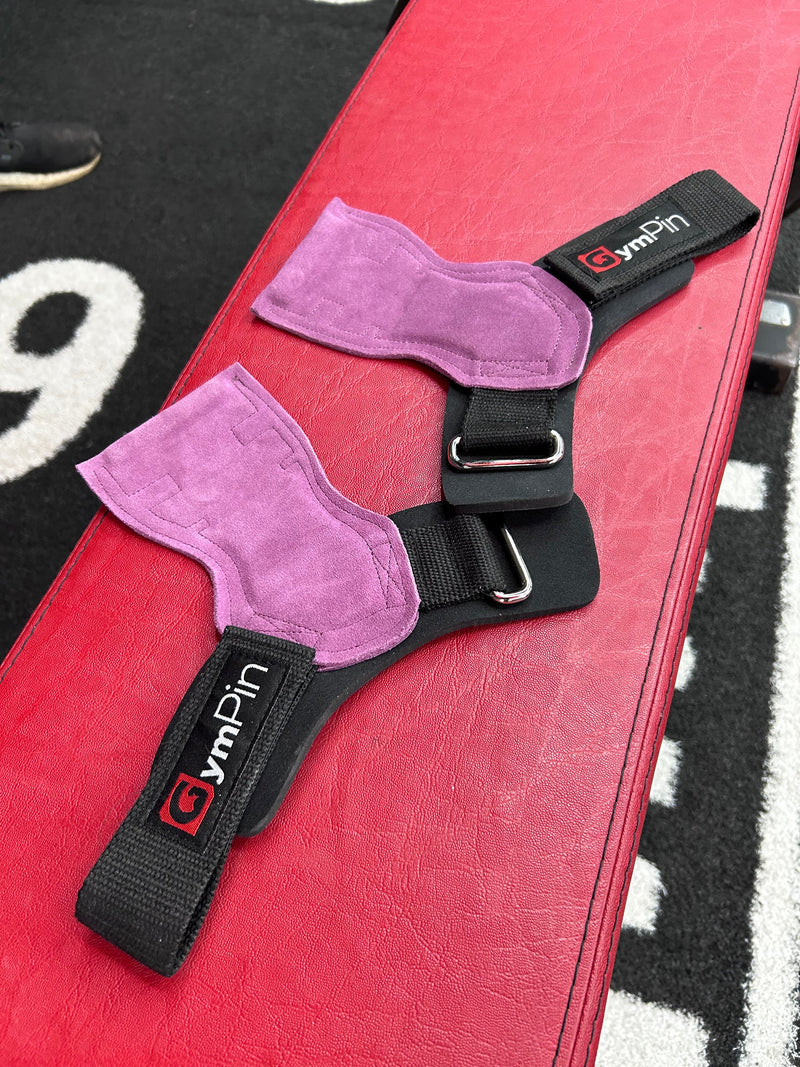 GymPin Leather Wrist Grips