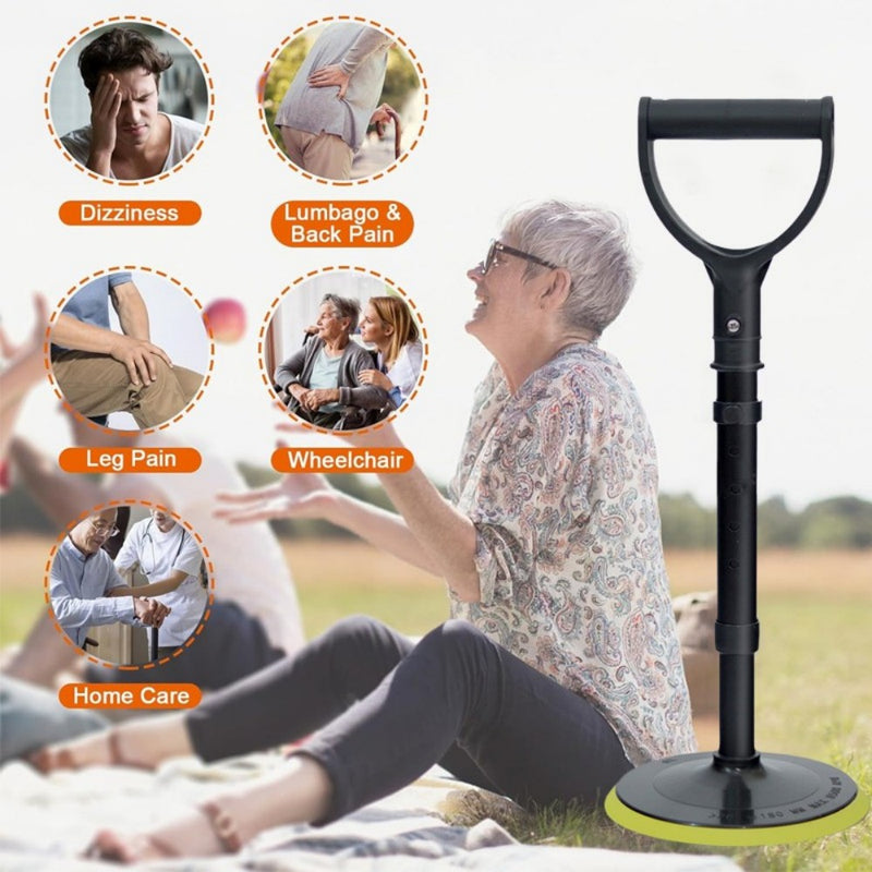 Mobility Aids Tool Adjustable Standing Assist Devices with Base for Seniors UK