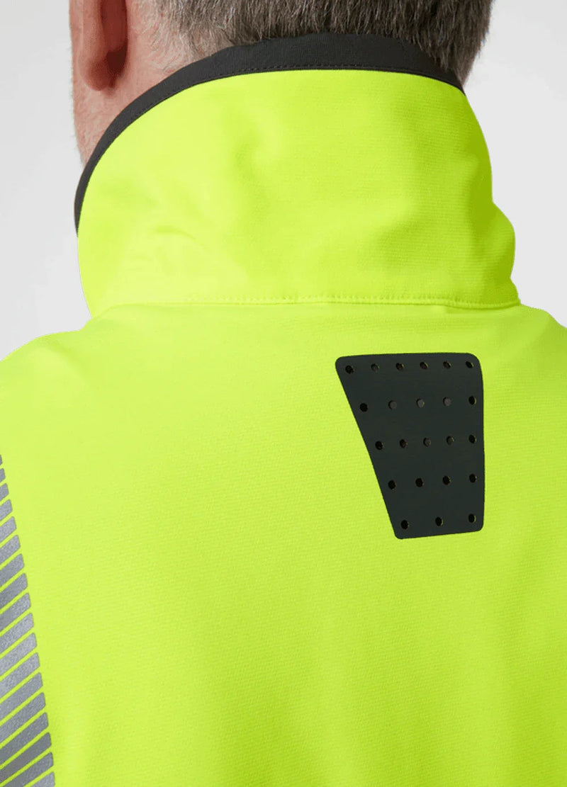HELLY HANSEN 77203 ICU BRZ BREATHABLE HI-VIS SOFTSHELL JACKET