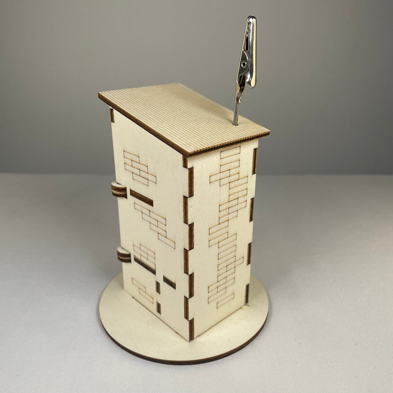 Outhouse WC Toilet - Flatpack Model Kit by Curious Rabbit ®