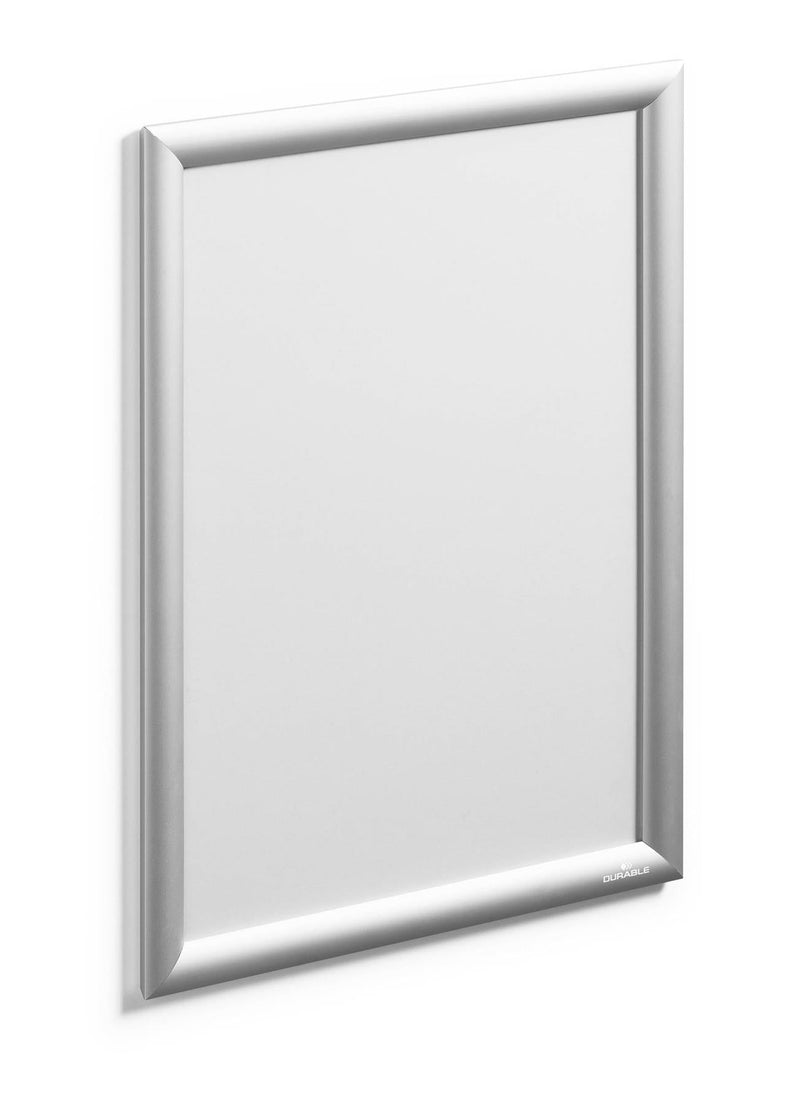 Durable Outdoor Snap Frame Weatherproof Poster Holder Notice Board | A3 Silver